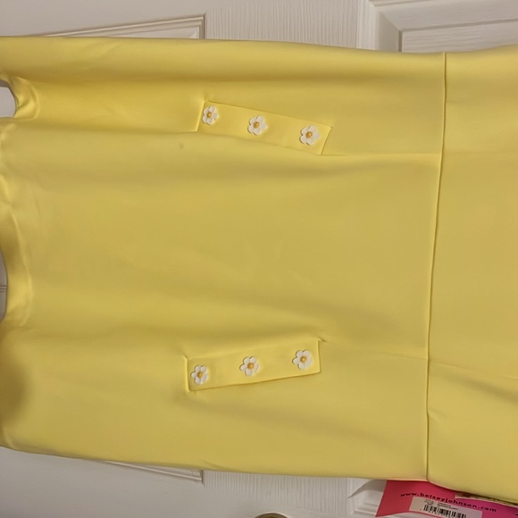 NWT Yellow Betsy Johnson size 14 dress - Picture 3 of 4